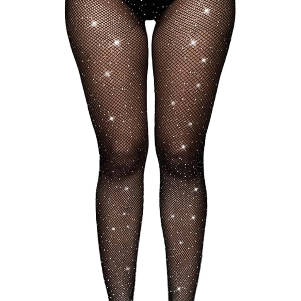 Black Star Pattern Sheer Hosiery